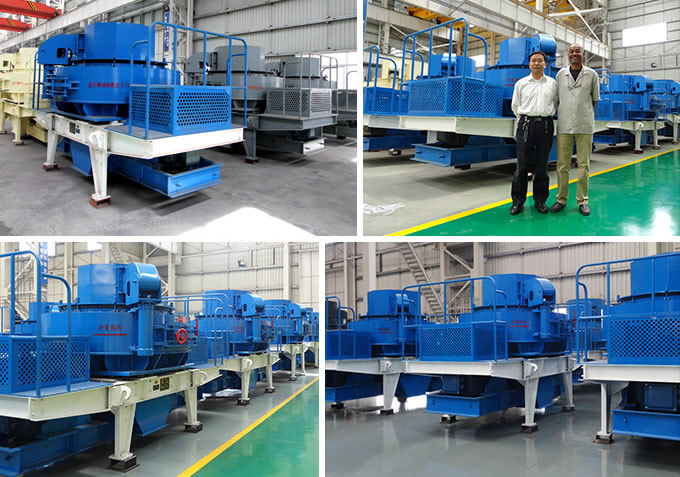 碎石制砂機現(xiàn)場