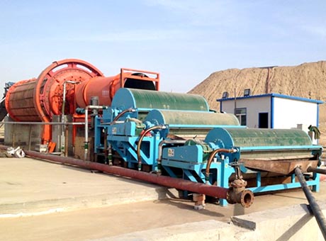 河南三門峽鐵礦石磁選生產(chǎn)線