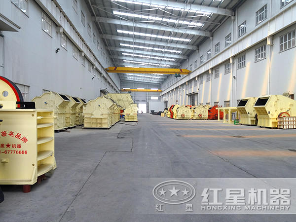 白石礦破碎機(jī)廠家一角