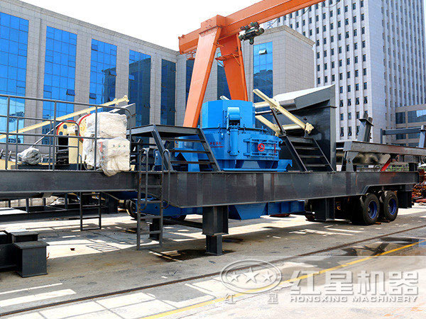 HX系列輪胎制砂機(jī)+振動(dòng)篩移動(dòng)破碎站