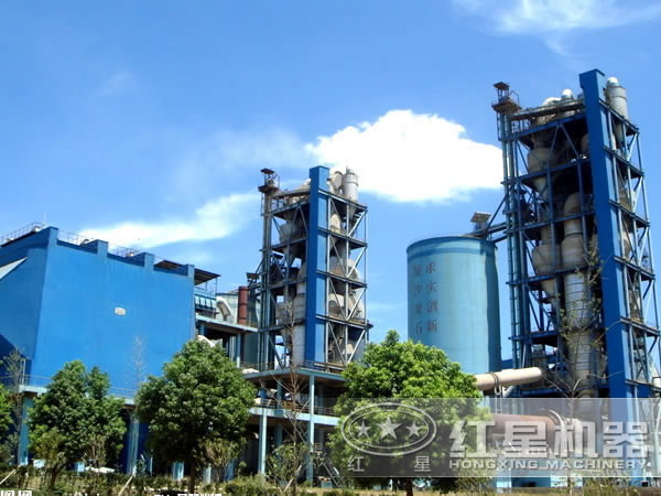 硅酸鹽水泥生產(chǎn)線實景