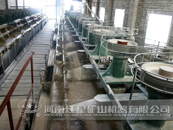 金紅石浮選機生產現(xiàn)場