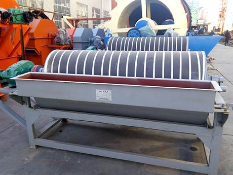 永磁筒式磁選機構(gòu)造及參數(shù)