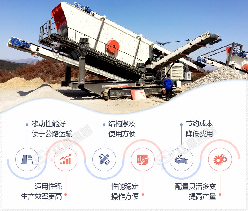 紅星廠家移動(dòng)篩分一體機(jī)價(jià)格直銷