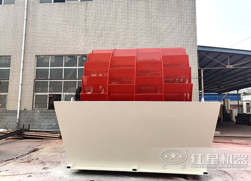 水洗砂機器圖片-三輪斗洗砂機