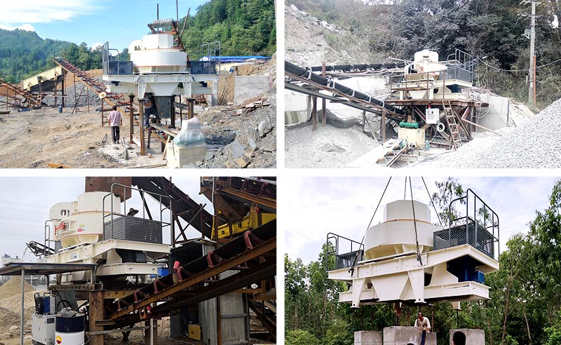 風(fēng)化砂制砂機(jī)現(xiàn)場實拍