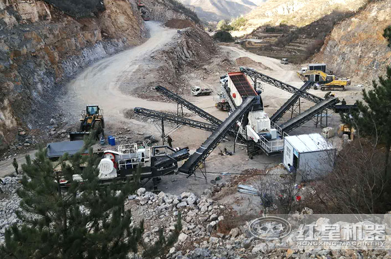 時(shí)產(chǎn)量500噸移動(dòng)石子機(jī)械設(shè)備一套生產(chǎn)線