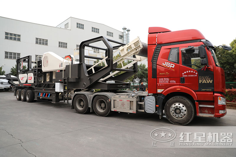 紅星機器移動制沙機發(fā)貨