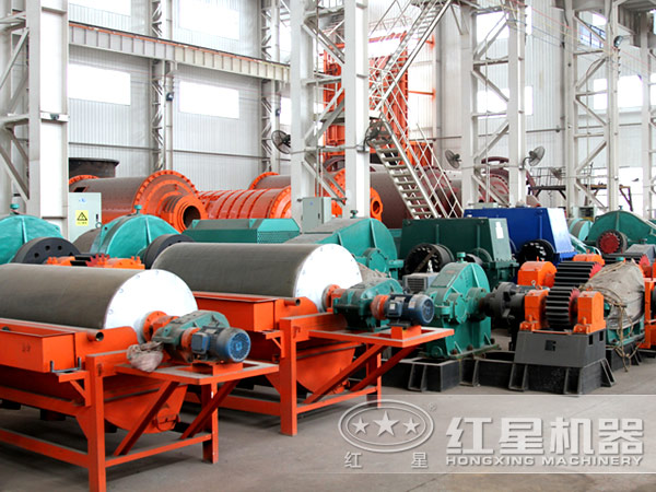 鐵礦石干式磁選機生產(chǎn)車間