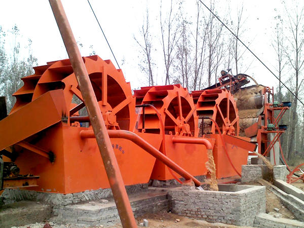 玄武巖洗石機(jī)現(xiàn)場圖