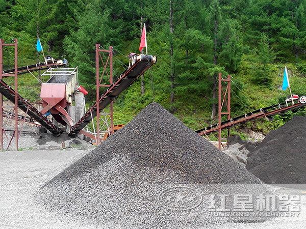 砂石骨料成品實(shí)拍