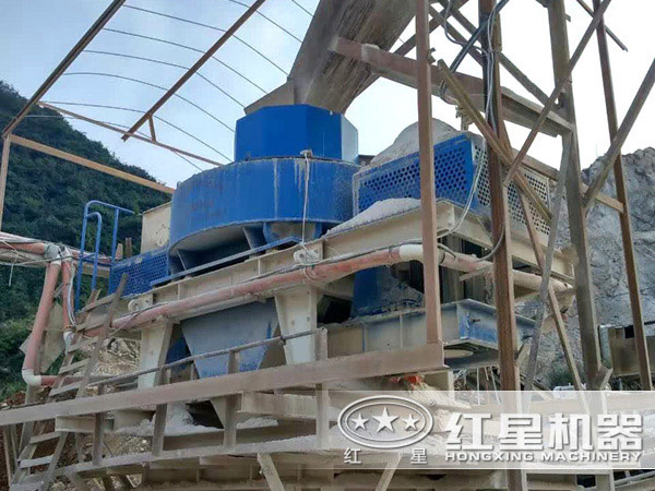 制砂生產現(xiàn)場