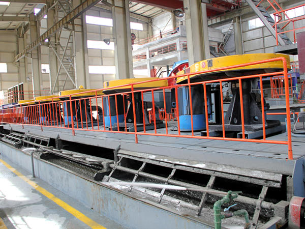 金礦浮選機現(xiàn)場