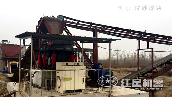 圓錐破碎機細節(jié)實拍