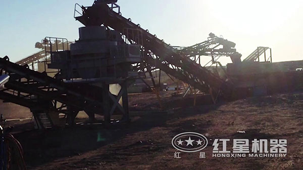 制砂機(jī)生產(chǎn)現(xiàn)場(chǎng)實(shí)拍
