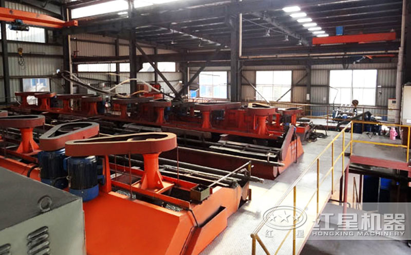 浮選機現(xiàn)場圖