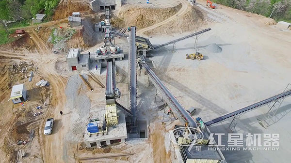 桐柏反擊式破碎機生產(chǎn)線流程