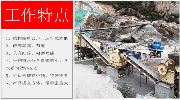 立式?jīng)_擊式破碎機工作特點
