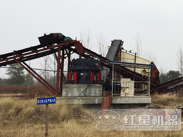 破碎機生產(chǎn)現(xiàn)場