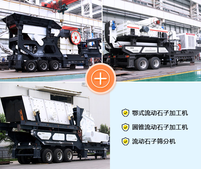 鄂式、圓錐、篩分流動加工機(jī)