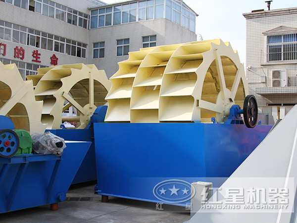 制砂線設(shè)備——洗砂機展示