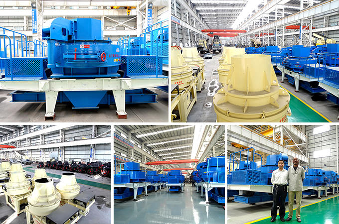 制砂線主要設(shè)備——制砂機車間展示