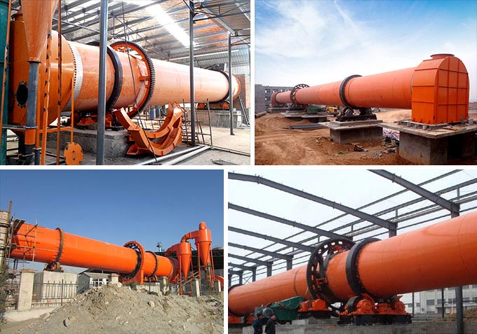 河沙烘干機工作現(xiàn)場