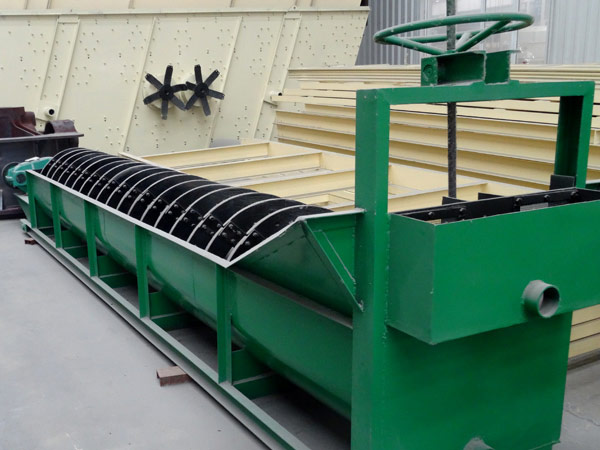 小型單螺旋玄武巖洗砂機(jī)