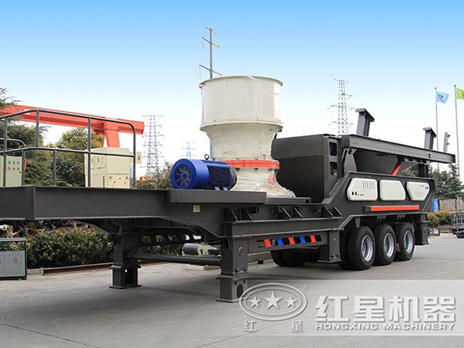 移動單缸液壓圓錐破碎機(jī)