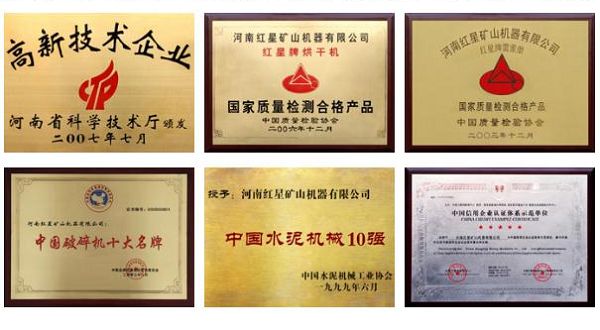 部分榮譽(yù)展示