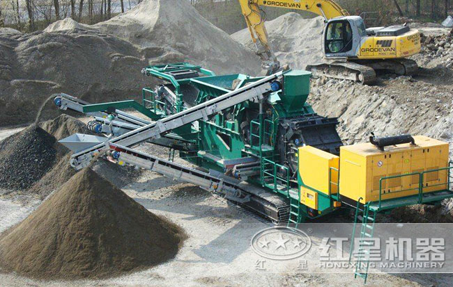 履帶式移動(dòng)破碎站應(yīng)用案例