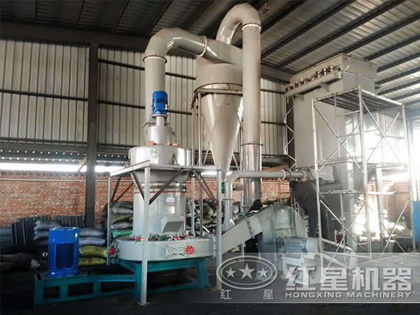 煤矸石磨粉工藝現(xiàn)場(chǎng)，干凈無(wú)粉塵