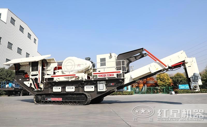 履帶式移動(dòng)破碎站高清