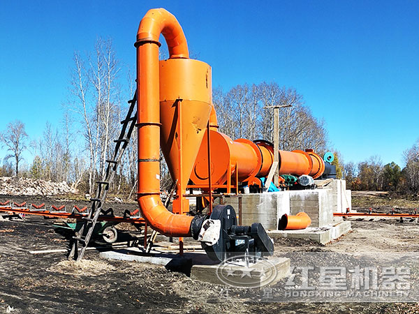 烘干機工作現(xiàn)場