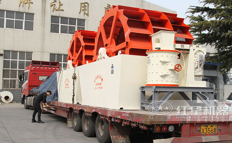 環(huán)保洗砂機設(shè)備發(fā)貨圖