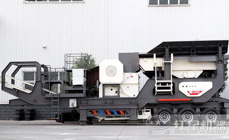 輪胎移動(dòng)鄂式碎石機(jī)