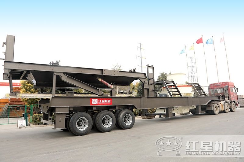 可移動式石頭制沙機發(fā)貨中