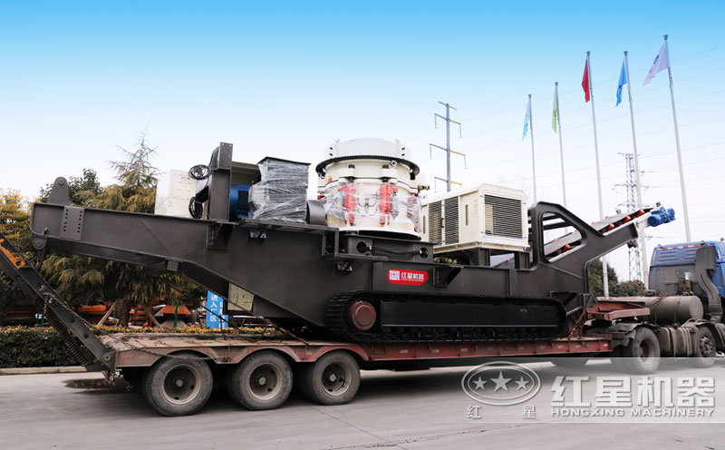 履帶式移動圓錐破碎發(fā)貨