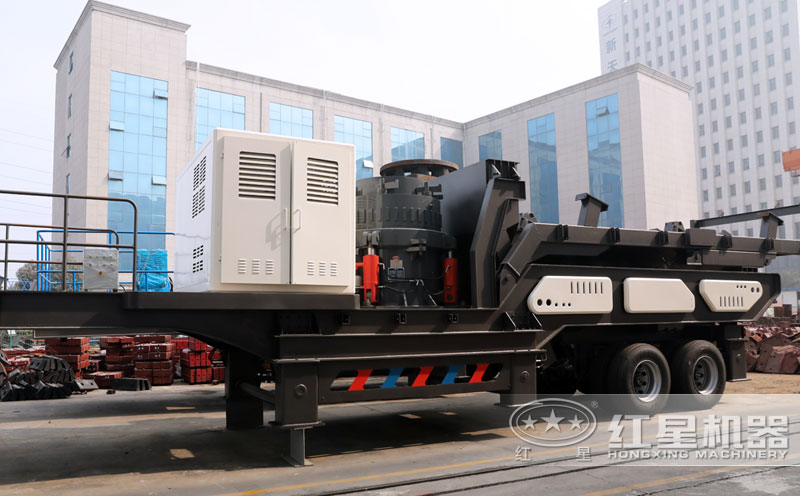 圓錐建筑垃圾移動(dòng)破碎站