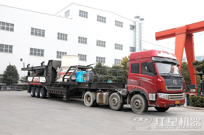 移動(dòng)碎石機(jī)發(fā)貨