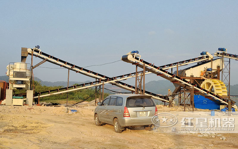 制砂機(jī)現(xiàn)場(chǎng)實(shí)拍