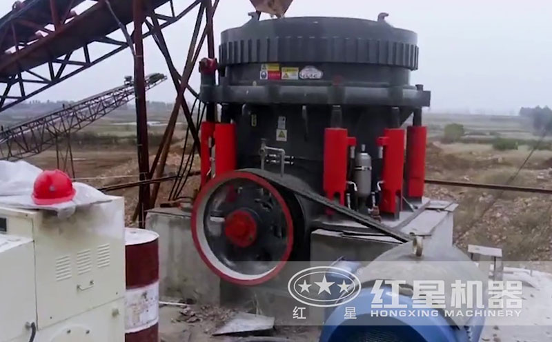 HXGYS系列圓錐破碎機現(xiàn)場實拍