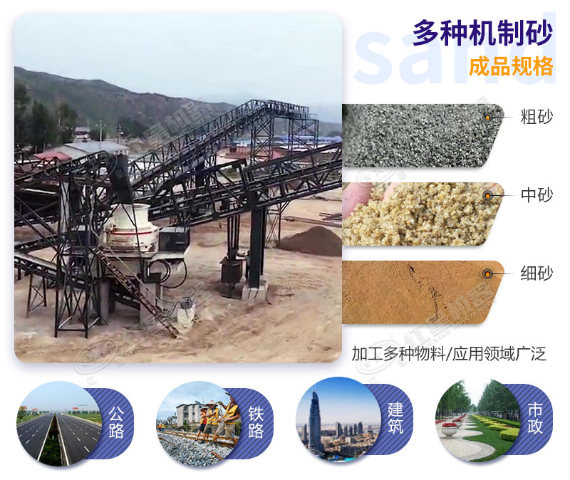 機制砂成品規(guī)格及用途