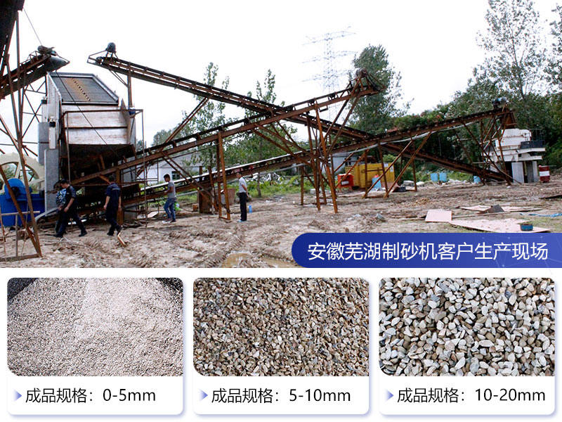 制砂現(xiàn)場圖