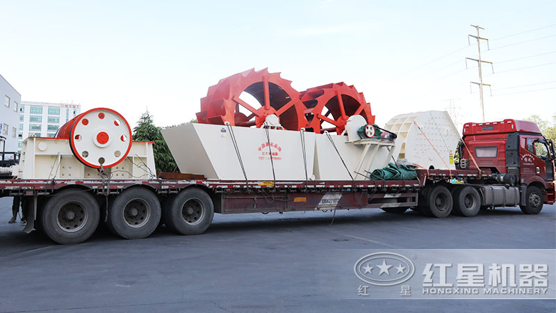 多臺輪斗洗砂機整裝待發(fā)