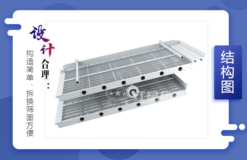 圓振動(dòng)篩結(jié)構(gòu)簡(jiǎn)單