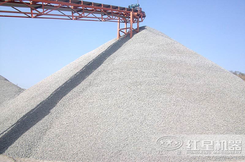 機(jī)制砂生產(chǎn)現(xiàn)場