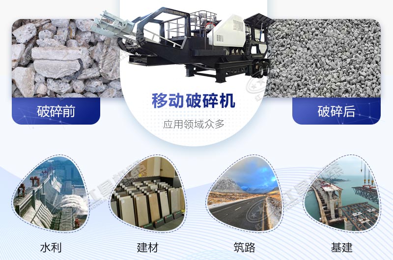移動(dòng)式破碎機(jī)市場(chǎng)應(yīng)用廣泛