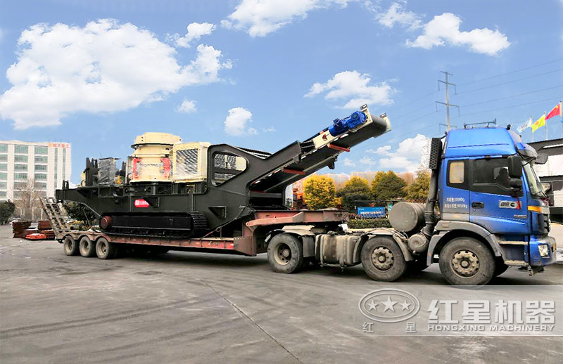 履帶移動圓錐破碎機(jī)發(fā)貨浙江