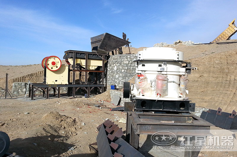 1400圓錐機現(xiàn)場